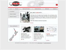 Tablet Screenshot of oemsupply.co.nz